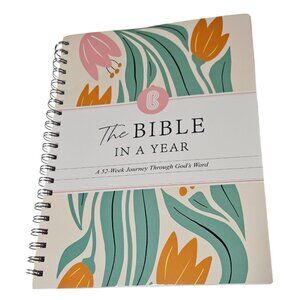 The Bible In A Year Spiral Notebook 52 Week Guided Bible Study Explore Gods Word